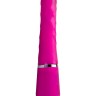 Розовый нереалистичный вибратор Ailighter Smart Telescopic Lover - 27,1 см.