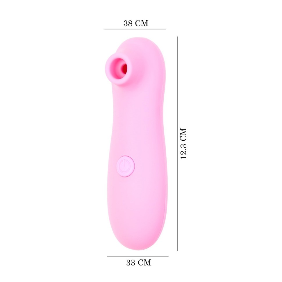 Розовый бесконтактный вакуумно-волновой стимулятор клитора «Оки-Чпоки»