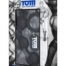 Анальные шарики Tom of Finland Silicone Cock Ring with 3 Weighted Balls