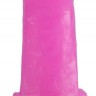Розовая фантазийная анальная втулка - 15 см.