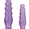 Набор фиолетовых анальных пробок