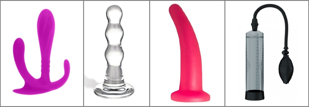 Варианты секс-игрушек из разных материалов